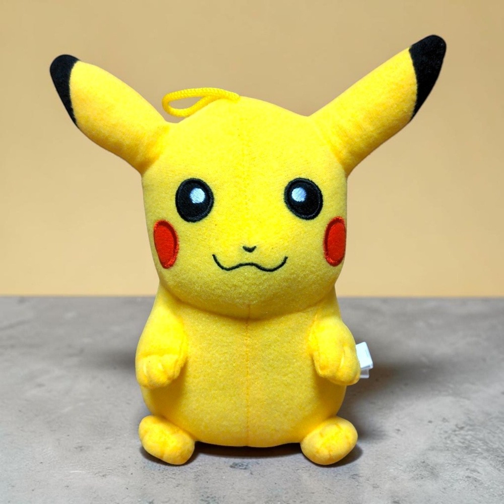 Pokemon Pikachu 7" Plush Toy Factory 2022 Yellow Stuffed Animal Nintendo Figure